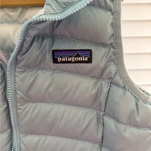 Patagonia Kids Sky Blue Puffer Vest